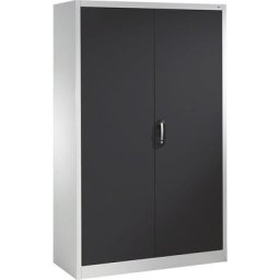 C+P Armoire universelle ACURADO, l x p 1200 x 500 mm, gris clair / gris noir