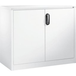 C+P Armoire basse ACURADO, 2 hauteurs de classeurs, h x l x p 1000 x 1200 x 500 mm, blanc pur / blanc pur