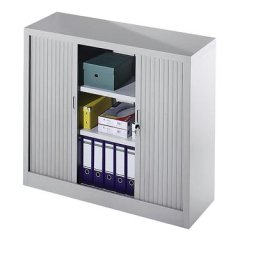 Armoire à rideaux, h x l x p 1070 x 1200 x 450 mm, 2 tablettes, 3 pièces et +