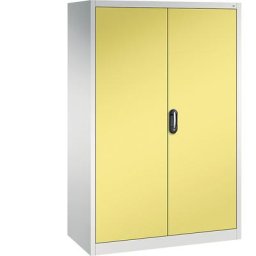 C+P Armoire universelle ACURADO, l x p 1200 x 600 mm, gris clair / jaune soufre