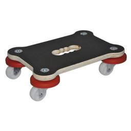 Wagner Plateau roulant MaxiGRIP, rectangulaire, avec certification FSC®, L x l x h 330 x 230 x 88 mm, force 200 kg