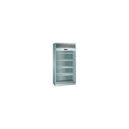 LISTA Armoire à rideaux, hauteur x largeur x profondeur 1950 x 1000 x 580 mm, gris clair RAL 7035