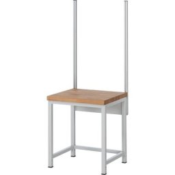 RAU Jeu de montants modulaires, 2 montants modulaires, pour largeur table d'établi 750 mm