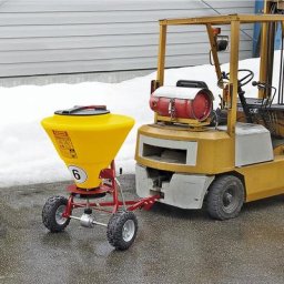 CEMO Chariot d'épandage, pour grandes surfaces, 130 l, largeur max. d'épandage 4 m