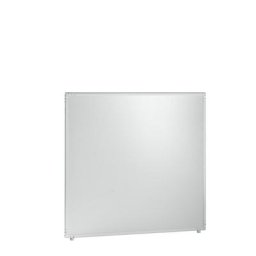 Cloison de séparation, plastique, cadre gris clair, 1300 x 1300 mm