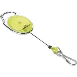 DURABLE Porte-document YOYO STYLE, avec crochet à ressort, lot de 20, jaune