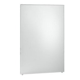 Cloison de séparation, plastique, cadre gris clair, 1300 x 1950 mm
