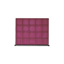 ANKE Godets pour petites pièces: 20 godets en plastique, pour largeur armoire 910 mm, pour hauteur tiroirs 90 - 150 mm