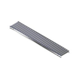 Gura Transporteur à rouleaux pour charges légères, cadre et rouleaux en aluminium, largeur voie 300 mm, entraxe 62,5 mm, longueur 2,0 m