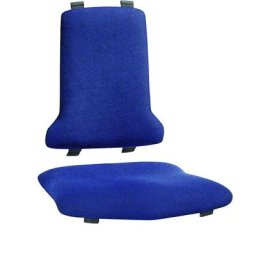 bimos Rembourrage, modèle standard, 1 rembourrage pour l'assise et un pour le dossier, coussin en tissu, bleu