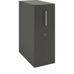 BISLEY Meuble de rangement Tower™ 4, avec plateau de finition, version gauchère, 3 tablettes, ardoise