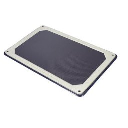 Plate-forme supérieure pour chariot à plateaux (modèle HB), plastique, gris/bleu