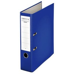 Classeur A4 à surface en plastique, largeur dossier 80 mm, lot de 20, bleu, 5 lots et +