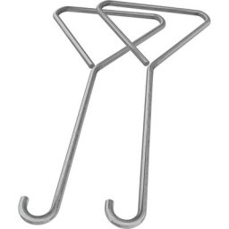 eurokraft pro Lève-caillebotis, inox, 1 paire, h x l 348 x 160 mm