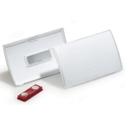 DURABLE Badge à support magnétique CLICK FOLD, lot de 20, h x l 54 x 90 mm