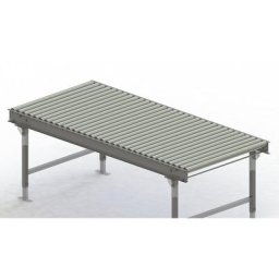 Gura Transporteur à rouleaux, cadre en acier et rouleaux en acier galvanisé, largeur voie 900 mm, entraxe des essieux 62,5 mm, longueur 2 m