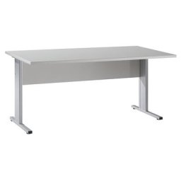PETRA - Bureau, h x l x p 720 x 1600 x 800 mm, gris clair