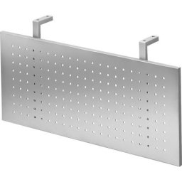 Voile de courtoisie, tôle perforée aluminium, pour tables largeur 800 mm