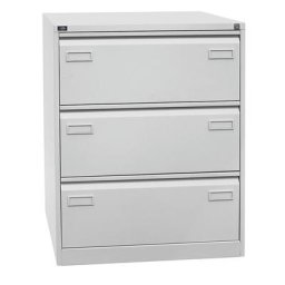 BISLEY Classeur pour dossiers suspendus LIGHT, à 2 rangées, 3 tiroirs, format A4, gris clair