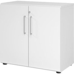 VERA-ZWO - Armoire de bureau, h x l x p 748 x 800 x 420 mm, 1 tablette, blanc