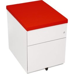 BISLEY Coussin pour caisson, l x p 422 x 567 mm, rouge