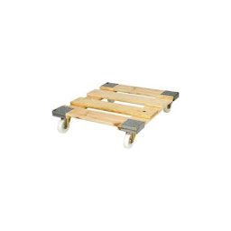 Socle roulant en bois, force 500 kg, poids 13 kg