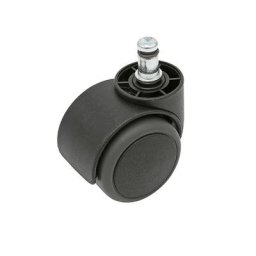Roulette pour siège de travail, pour sols durs, lot de 5, Ø boulon 11 mm