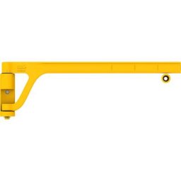 Porte de sécurité industrielle, porte simple, application près du sol, longueur 940 mm, jaune