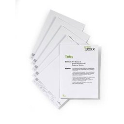 DURABLE Cartes de rechange pour badge de table, pour h x l 105/210 x 297 mm, lot de 100