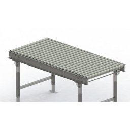 Gura Transporteur à rouleaux, cadre en acier et rouleaux en acier galvanisé, largeur voie 750 mm, entraxe des essieux 62,5 mm, longueur 1,5 m