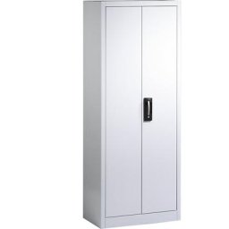 C+P Armoire métallique à portes battantes, h x l x p 1950 x 800 x 420 mm, gris clair