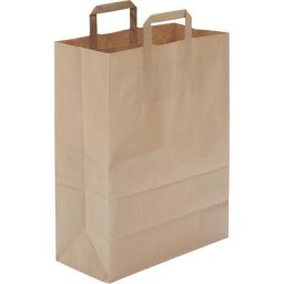 Sac papier, marron, lot de 250, L x l x h 420 x 320 x 170 mm