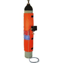 Enveloppe chauffante pour bouteille de gaz ATEX ECO, Ø 230 mm, 100 W, thermostat, silicone, max. 40 °C, IP54