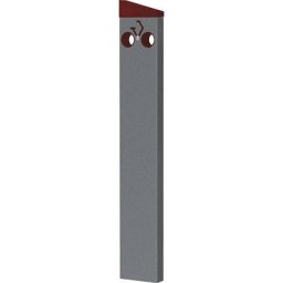 PROCITY Support pour cycles SILAOS®, acier et bois, gris, bois foncé