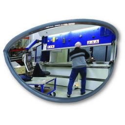 eurokraft pro Miroir grand angle, pour intérieur et extérieur, 180°, l x h x p 620 x 320 x 300 mm