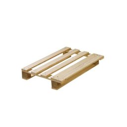 Palette en bois mi-format, lot de 10, traitement conforme à la norme ISPM 15, 1 lot et +