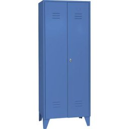 Wolf Armoire métallique, armoire de ménage sur pieds, bleu clair RAL 5012