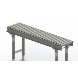 Gura Transporteur à rouleaux, cadre en acier et rouleaux en acier galvanisé, largeur voie 300 mm, entraxe des essieux 62,5 mm, longueur 1,5 m