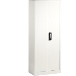 C+P Armoire métallique à portes battantes, h x l x p 1950 x 800 x 420 mm, blanc trafic
