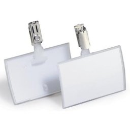 DURABLE CLICK FOLD badge avec clip, lot de 50, h x l 54 x 90 mm