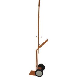 Chariot porte-bouteilles professionnel, pour bouteille de gaz propane de max. 25 kg, guide flexible pour tuyau