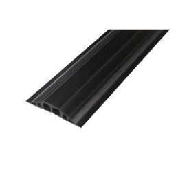 Gaine protège-câbles en PVC, L x l x h 1500 x 200 x 35 mm, noir