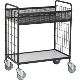 Chariot de bureau, 2 tablettes, L x l x h 830 x 510 x 935 mm, à partir de 2 pièces
