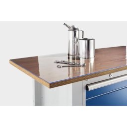 Recouvrement en PVC transparent pour établi, au mètre, largeur 700 mm, à partir de 1 m