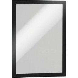 DURABLE Cadre info DURAFRAME®, autocollant, magnétique, format A4, cadre noir, lot de 20