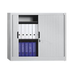 C+P Armoire à rideaux ECO, h x l x p 1030 x 1200 x 420 mm, gris clair