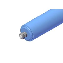 Gura Rouleau de transport en plastique, Ø galets 63 mm, axe fileté M 12 x 20, longueur 800 mm