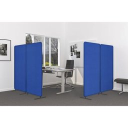 Cloison acoustique modulaire SOFTLINE, tissu, hauteur h.t. 1460 mm, largeur 1200 mm, coloris gris