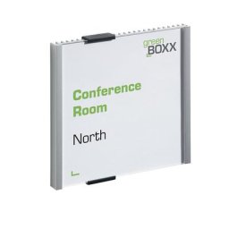 DURABLE Plaque de porte avec plaque acrylique, avec insert en carton, l x h 149 x 149 mm, lot de 5