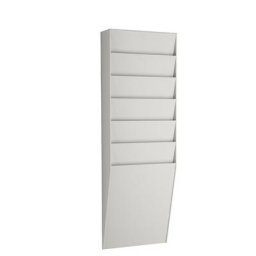 Tableau de tri, 1 x 6 casiers, h x l x p 712 x 236 x 79 mm, gris clair